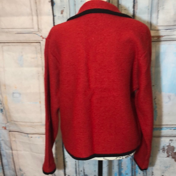 Herman Geist Vintage Wool Blazer Red - Picture 4 of 6